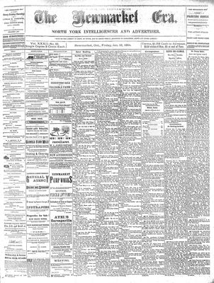 Newmarket Era, 18 Jan 1884