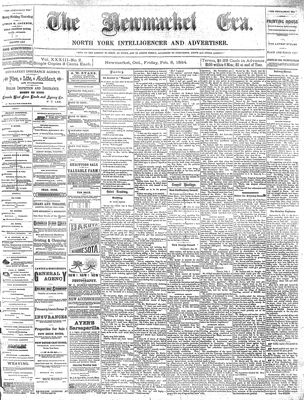 Newmarket Era, 8 Feb 1884