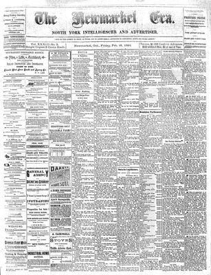 Newmarket Era, 15 Feb 1884