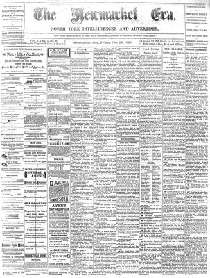 Newmarket Era, 29 Feb 1884