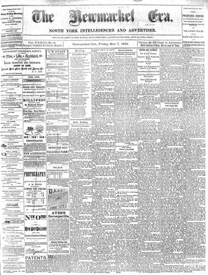 Newmarket Era, 7 Mar 1884