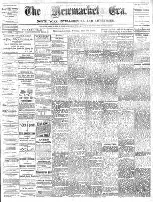 Newmarket Era, 28 Mar 1884