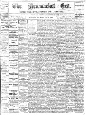 Newmarket Era, 25 Jul 1884