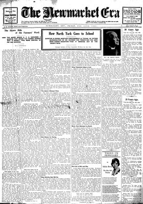 Newmarket Era (Newmarket, ON1861), February 20, 1931