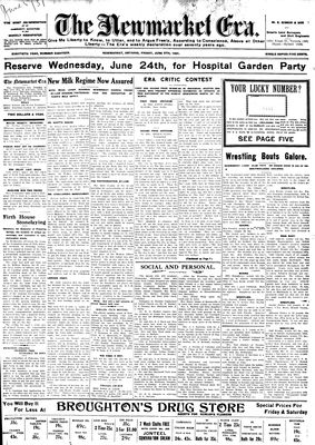 Newmarket Era (Newmarket, ON1861), June 5, 1931