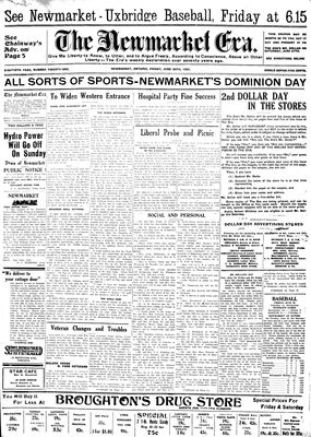 Newmarket Era, 26 Jun 1931