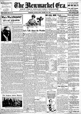 Newmarket Era , October 13, 1933