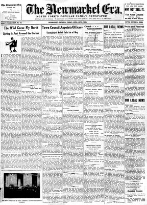 Newmarket Era (Newmarket, ON1861), April 20, 1934