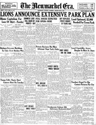 Newmarket Era , January 28, 1937