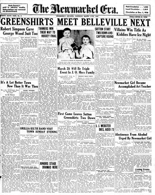 Newmarket Era , March 11, 1937