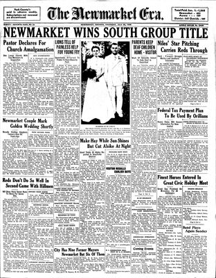 Newmarket Era , July 28, 1938