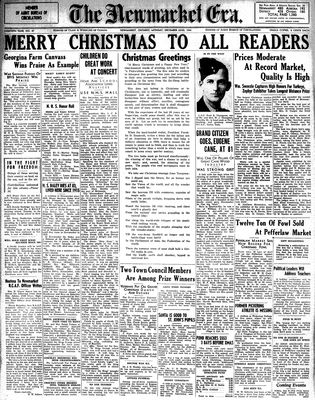 Newmarket Era , December 22, 1941