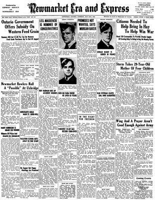 Newmarket Era and Express (Newmarket, ON), July 15, 1943