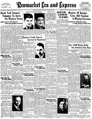 Newmarket Era and Express (Newmarket, ON), September 2, 1943