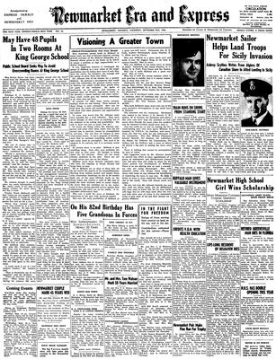 Newmarket Era and Express (Newmarket, ON), September 9, 1943