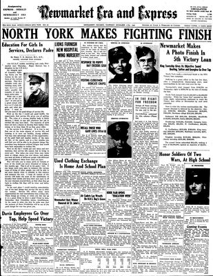 Newmarket Era and Express, 11 Nov 1943