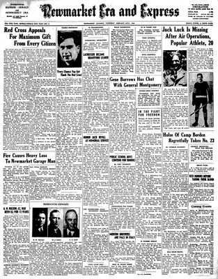 Newmarket Era and Express (Newmarket, ON), February 24, 1944