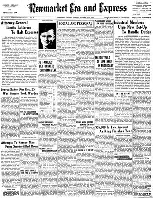 Newmarket Era and Express (Newmarket, ON), December 27, 1945