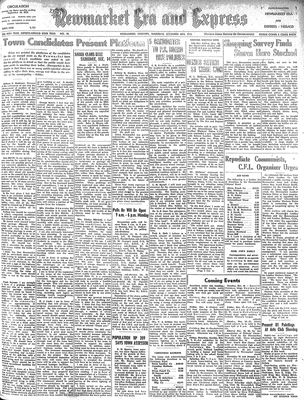 Newmarket Era and Express, 5 Dec 1946