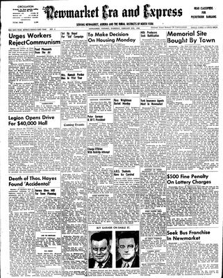 Newmarket Era and Express, 5 Feb 1948