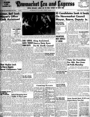 Newmarket Era and Express, 1 Dec 1949