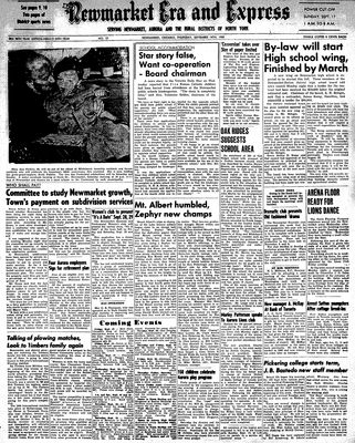 Newmarket Era and Express (Newmarket, ON), September 14, 1950