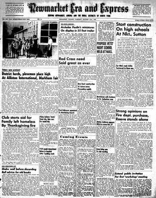 Newmarket Era and Express, 12 Oct 1950