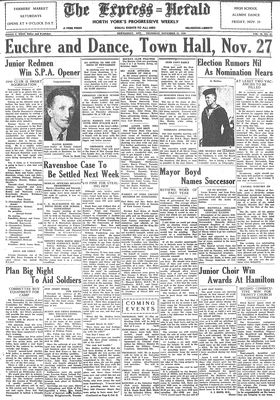 Express Herald (Newmarket, ON), November 21, 1940