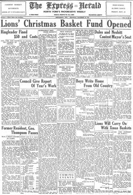 Express Herald (Newmarket, ON), 28 Nov 1940