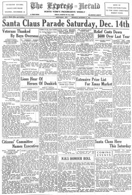 Express Herald (Newmarket, ON), 12 Dec 1940