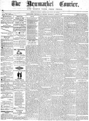 Newmarket Courier, 11 Mar 1875