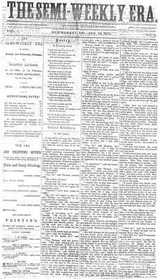 Semi-Weekly Era (Newmarket, ON), 13 Jan 1875