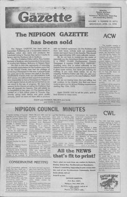 Nipigon Gazette, 12 Apr 1978