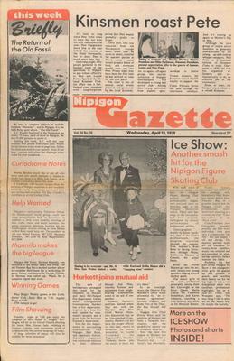 Nipigon Gazette, 19 Apr 1978