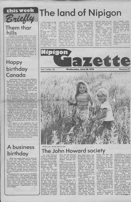 Nipigon Gazette, 28 Jun 1978