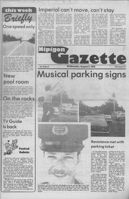 Nipigon Gazette, 2 Aug 1978