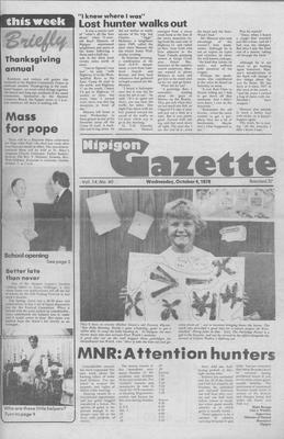 Nipigon Gazette, 4 Oct 1978