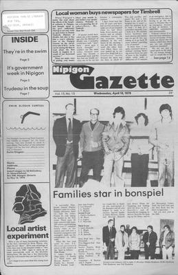 Nipigon Gazette, 18 Apr 1979