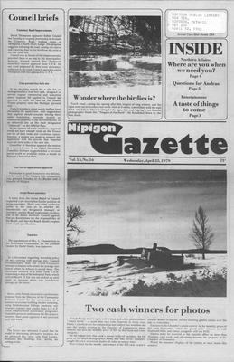 Nipigon Gazette, 25 Apr 1979