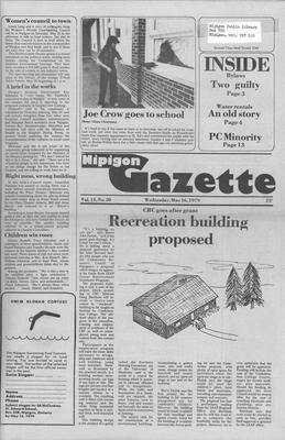 Nipigon Gazette, 16 May 1979