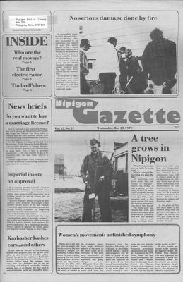 Nipigon Gazette, 23 May 1979