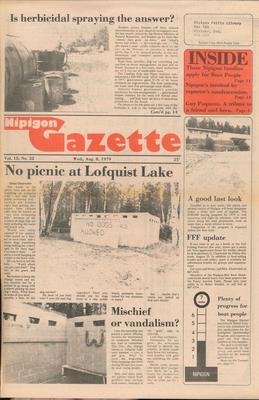 Nipigon Gazette, 8 Aug 1979