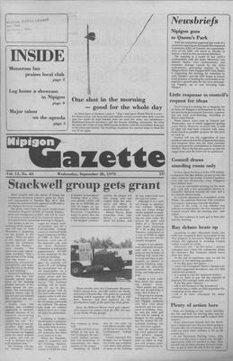 Nipigon Gazette, 26 Sep 1979