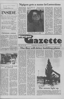 Nipigon Gazette, 21 Nov 1979