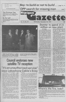 Nipigon Gazette, 28 Nov 1979