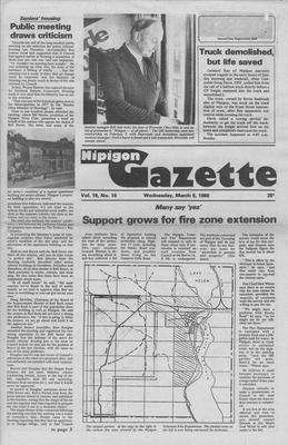 Nipigon Gazette, 5 Mar 1980