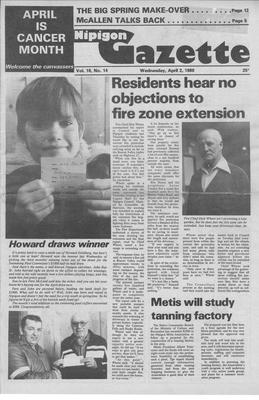 Nipigon Gazette, 2 Apr 1980