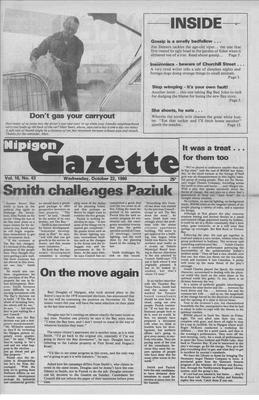 Nipigon Gazette, 22 Oct 1980