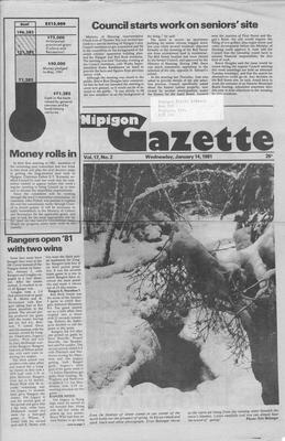 Nipigon Gazette, 14 Jan 1981