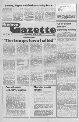 Nipigon Gazette, 22 Apr 1981